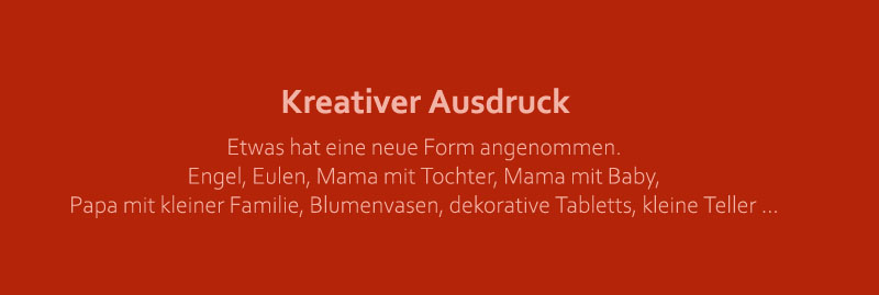 Kreativer Ausdruck - DIY - Schutzengel - Engel - Geschenke-Shop - aus Keramikgie&szlig;masse  hergestellt